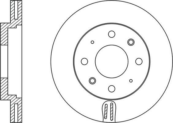 FIT FR0219V - Тормозной диск autospares.lv