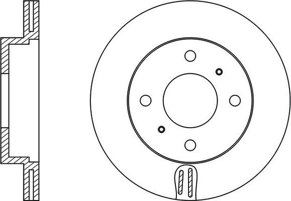 Brembo 1303624 - Тормозной диск autospares.lv