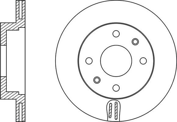 FIT FR0210V - Тормозной диск autospares.lv