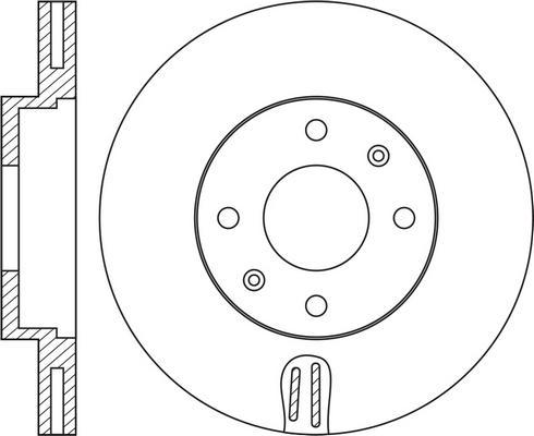 FIT FR0211V - Тормозной диск autospares.lv