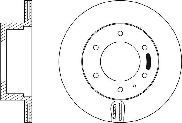 FIT FR0218V - Тормозной диск autospares.lv