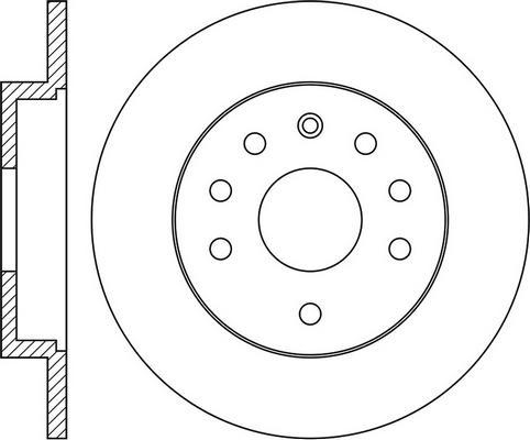 FIT FR0284 - Тормозной диск autospares.lv