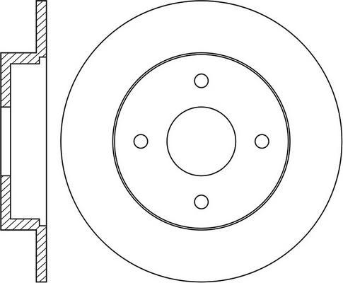 FIT FR0280 - Тормозной диск autospares.lv