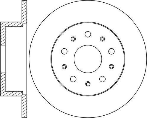 FIT FR0231 - Тормозной диск autospares.lv