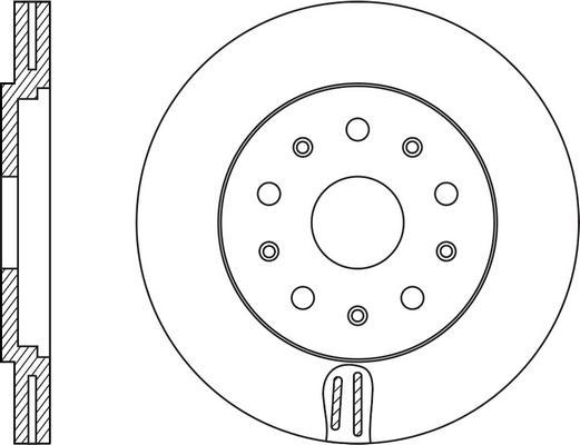 FIT FR0229V - Тормозной диск autospares.lv