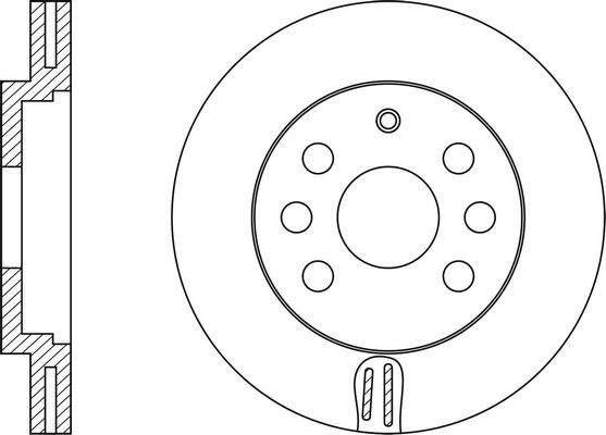 FIT FR0223V - Тормозной диск autospares.lv