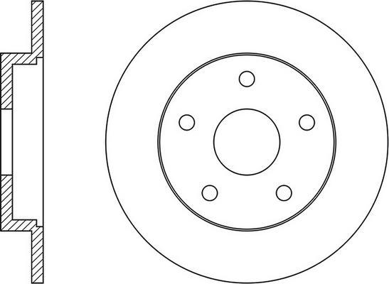 ACDelco AC3624D - Тормозной диск autospares.lv