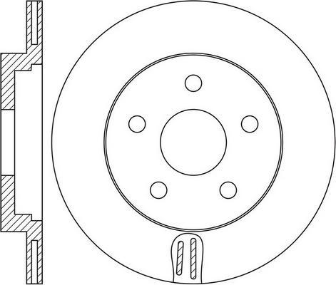 Japko 61157 - Тормозной диск autospares.lv