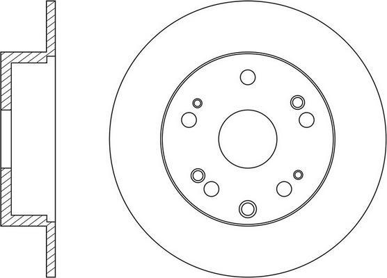 FIT FR0706 - Тормозной диск autospares.lv