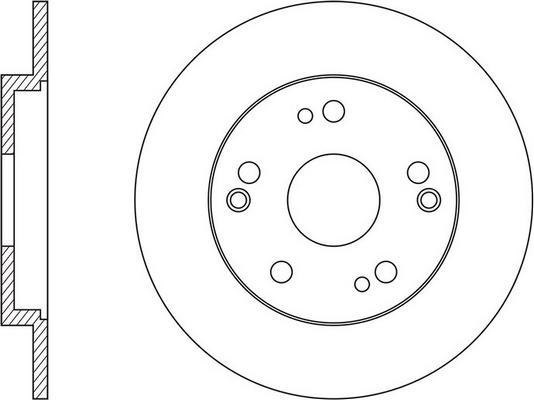 FIT FR0703 - Тормозной диск autospares.lv