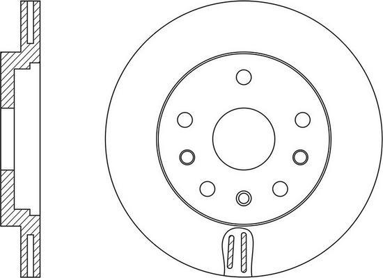 FIT FR0715V - Тормозной диск autospares.lv