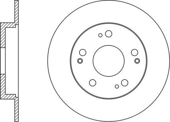 FIT FR0712 - Тормозной диск autospares.lv