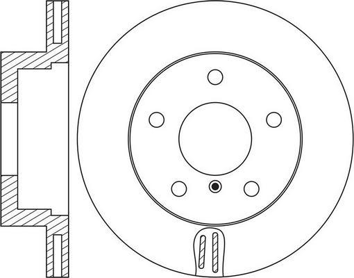 RHIAG PB 20345C - Тормозной диск autospares.lv