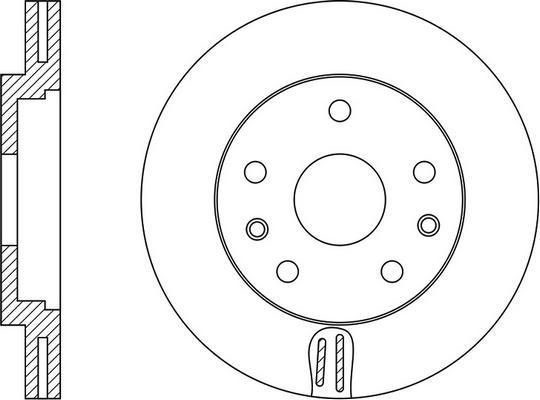 FIT FR0739V - Тормозной диск autospares.lv