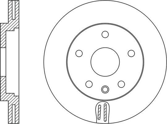 FIT FR0736V - Тормозной диск autospares.lv