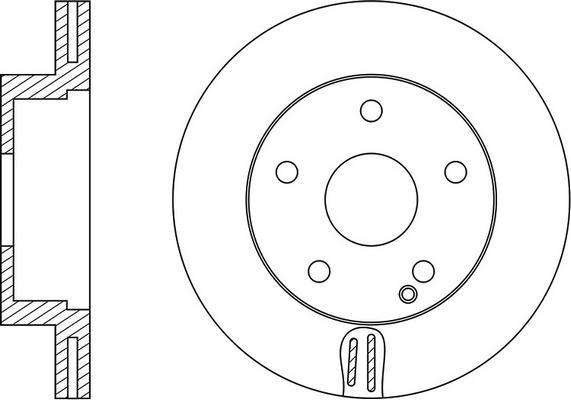 FIT FR0725V - Тормозной диск autospares.lv