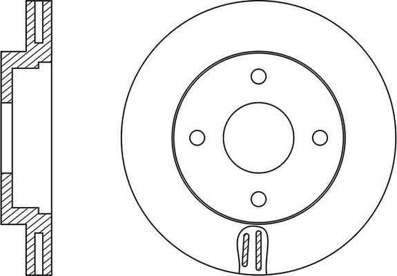 LPR 25342V - Тормозной диск autospares.lv