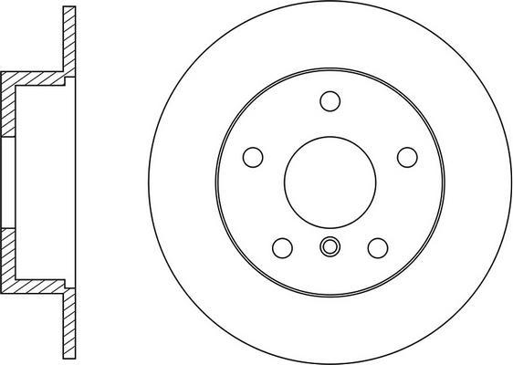 FIT FR0727 - Тормозной диск autospares.lv