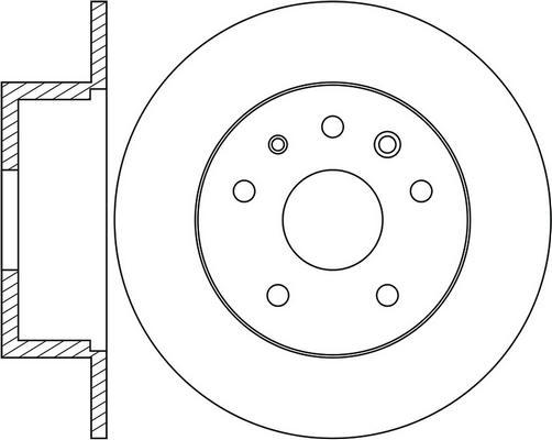 FIT FR1097 - Тормозной диск autospares.lv
