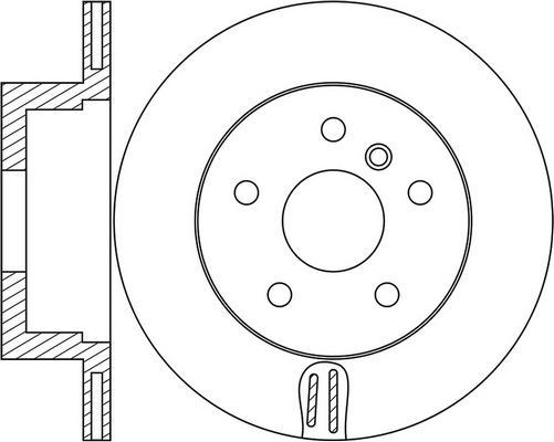 FIT FR1049V - Тормозной диск autospares.lv