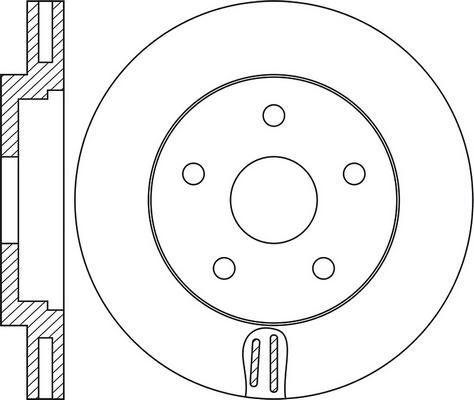 FIT FR1043V - Тормозной диск autospares.lv