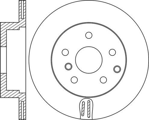 FIT FR1066V - Тормозной диск autospares.lv