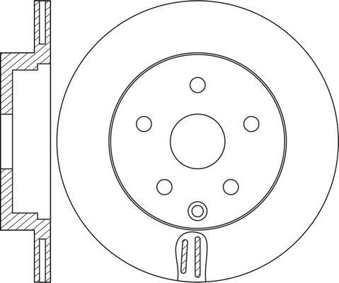 FIT FR1017V - Тормозной диск autospares.lv