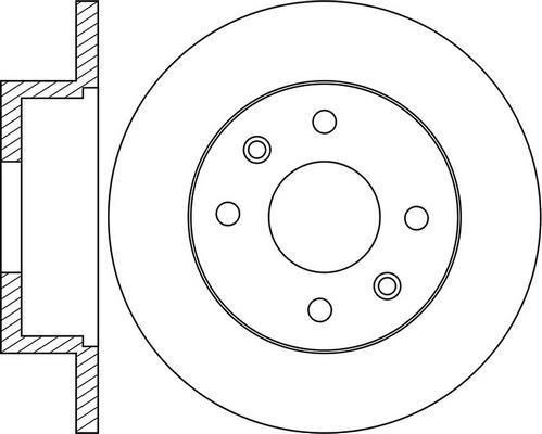 FIT FR1025 - Тормозной диск autospares.lv