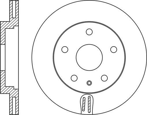 FIT FR1026V - Тормозной диск autospares.lv