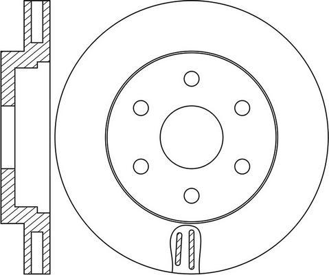 FIT FR1021V - Тормозной диск autospares.lv