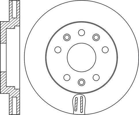 FIT FR1023V - Тормозной диск autospares.lv