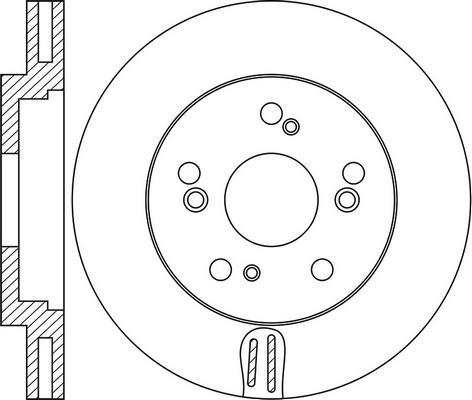 Meyle 31-85 521 0001/PD - Тормозной диск autospares.lv