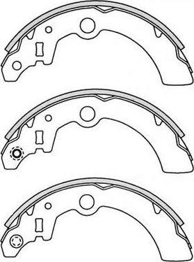 FIT FT9335 - Комплект тормозных колодок, барабанные autospares.lv