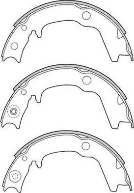 FIT FT3308 - Комплект тормозов, ручник, парковка autospares.lv