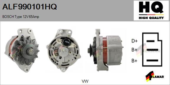 FLAMAR ALF990101HQ - Генератор autospares.lv