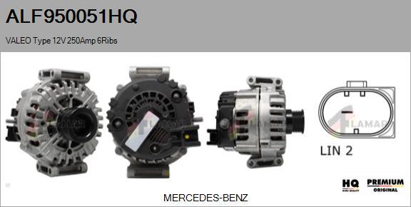 FLAMAR ALF950051HQ - Генератор autospares.lv