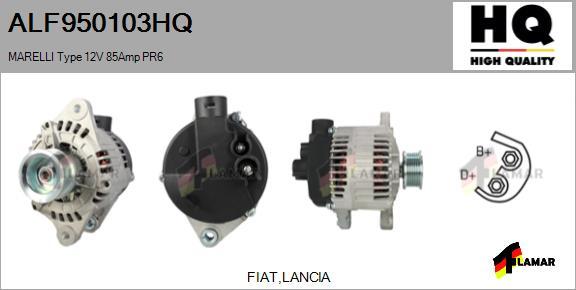 FLAMAR ALF950103HQ - Генератор autospares.lv