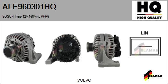 FLAMAR ALF960301HQ - Генератор autospares.lv