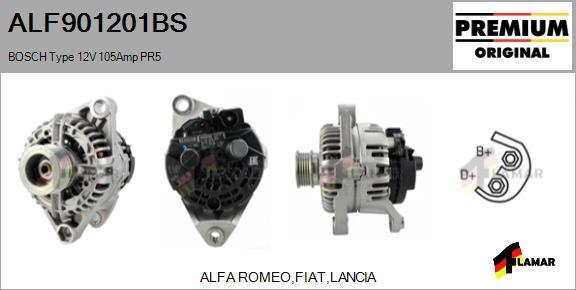 FLAMAR ALF901201BS - Генератор autospares.lv