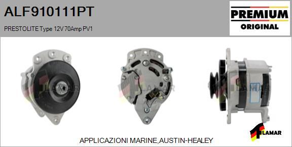 FLAMAR ALF910111PT - Генератор autospares.lv