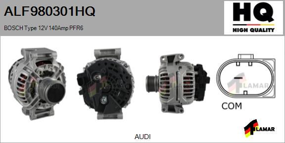 FLAMAR ALF980301HQ - Генератор autospares.lv