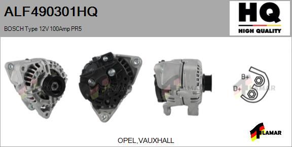 FLAMAR ALF490301HQ - Генератор autospares.lv