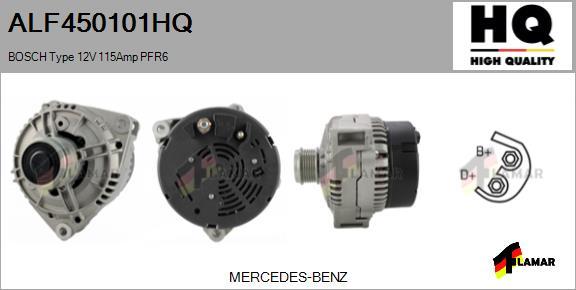 FLAMAR ALF450101HQ - Генератор autospares.lv