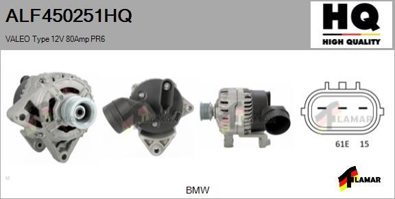 FLAMAR ALF450251HQ - Генератор autospares.lv