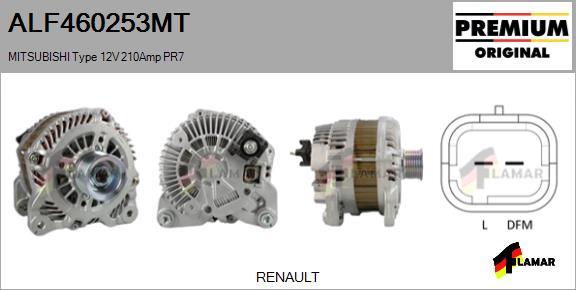 FLAMAR ALF460253MT - Генератор autospares.lv