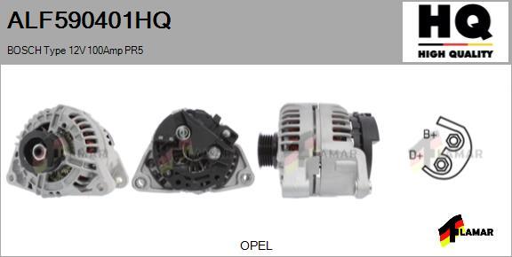 FLAMAR ALF590401HQ - Генератор autospares.lv