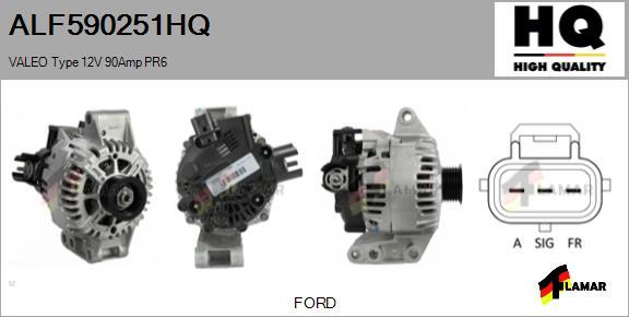 FLAMAR ALF590251HQ - Генератор autospares.lv