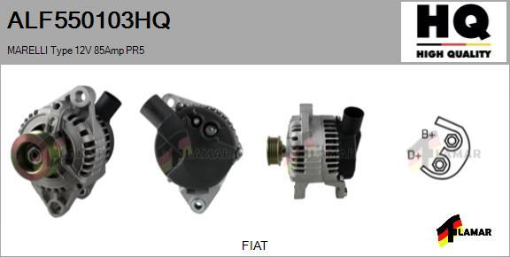 FLAMAR ALF550103HQ - Генератор autospares.lv