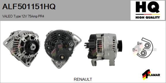 FLAMAR ALF501151HQ - Генератор autospares.lv