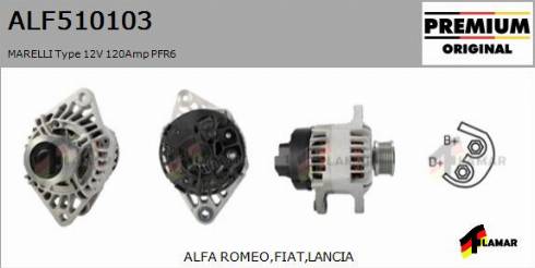 FLAMAR ALF510103
 - Генератор autospares.lv